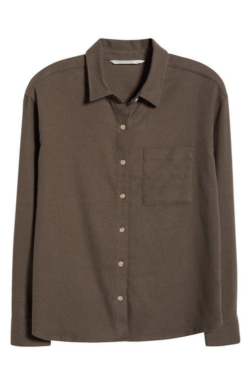 Free Fly Seawool Flannel Shirt In Green