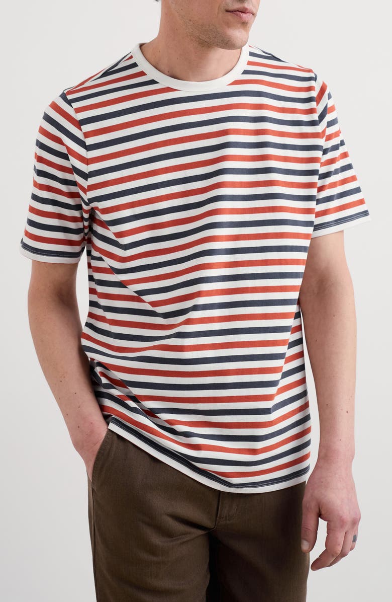 Seasalt Cornwall Seven Seas Sailor Stripe T-Shirt, Main, color, Duet Mini Cornish Jasper