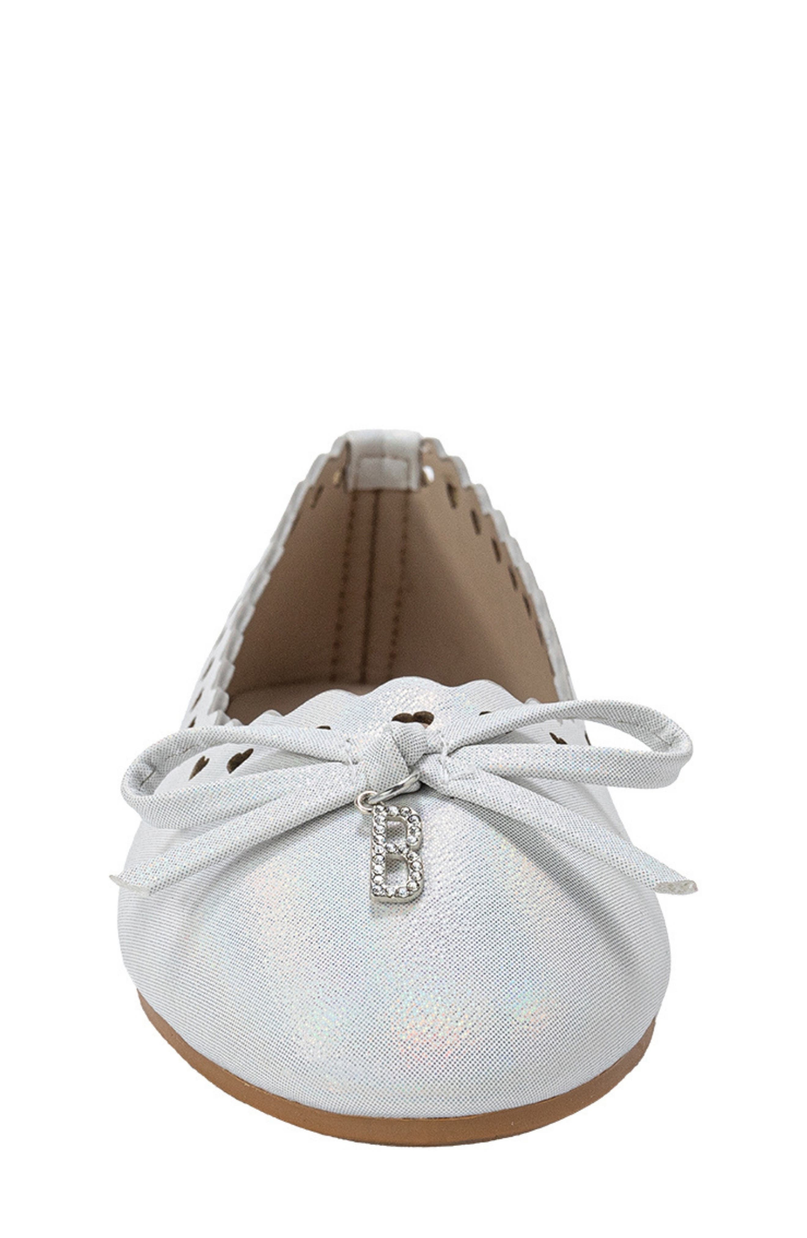 bebe Kids' Lush Flat, Alternate, color, White