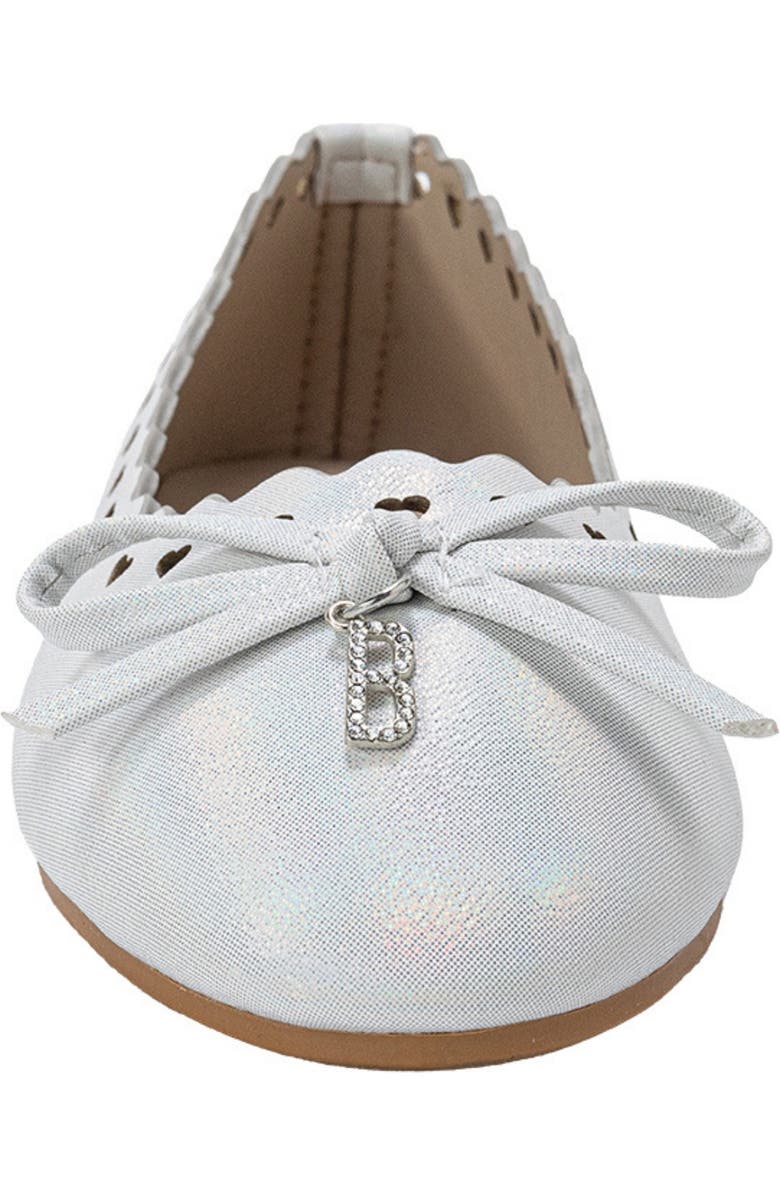 bebe Kids' Lush Flat, Alternate, color, White