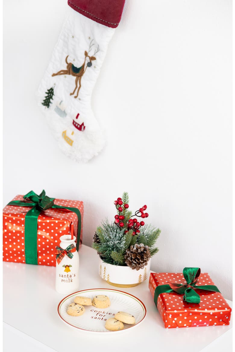 Santa Cookie Set, Alternate, color, WHITE