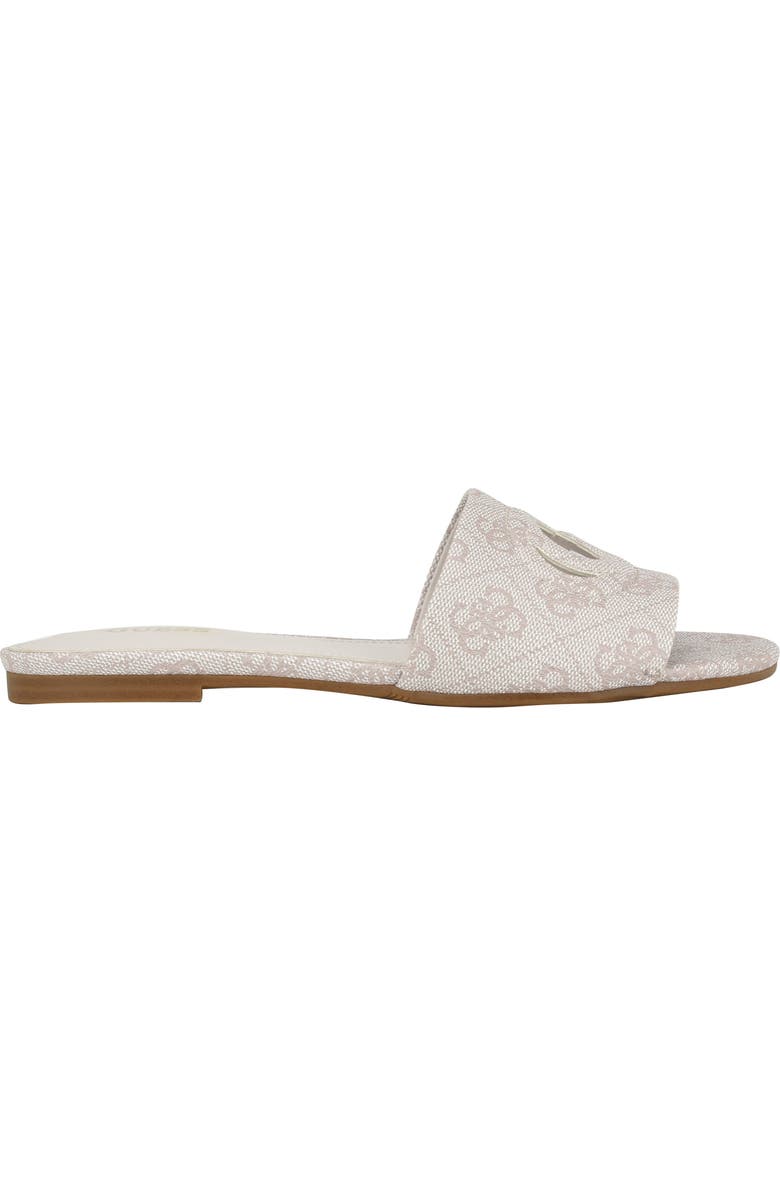 GUESS Tashia Slide Sandal, Alternate, color, Ivory