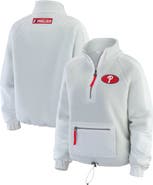 WEAR by Erin Andrews Women's WEAR by Erin Andrews Gray Philadelphia Phillies Polar Fleece Quarter-Zip Jacket