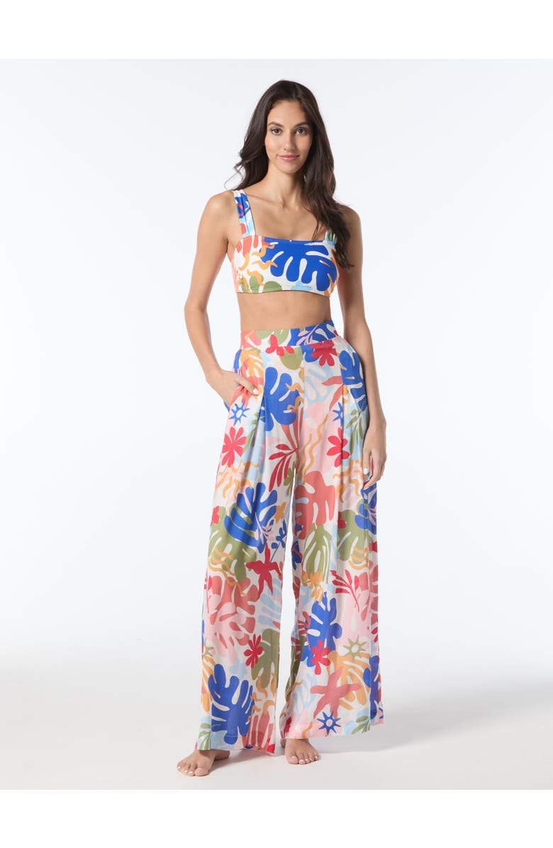 Vince Camuto Wide Leg Cover Up Pants, Main, color, Multi