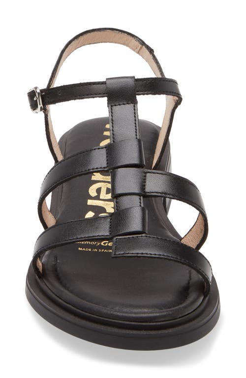 Wonders Janet Strappy Sandal In Iseo Black