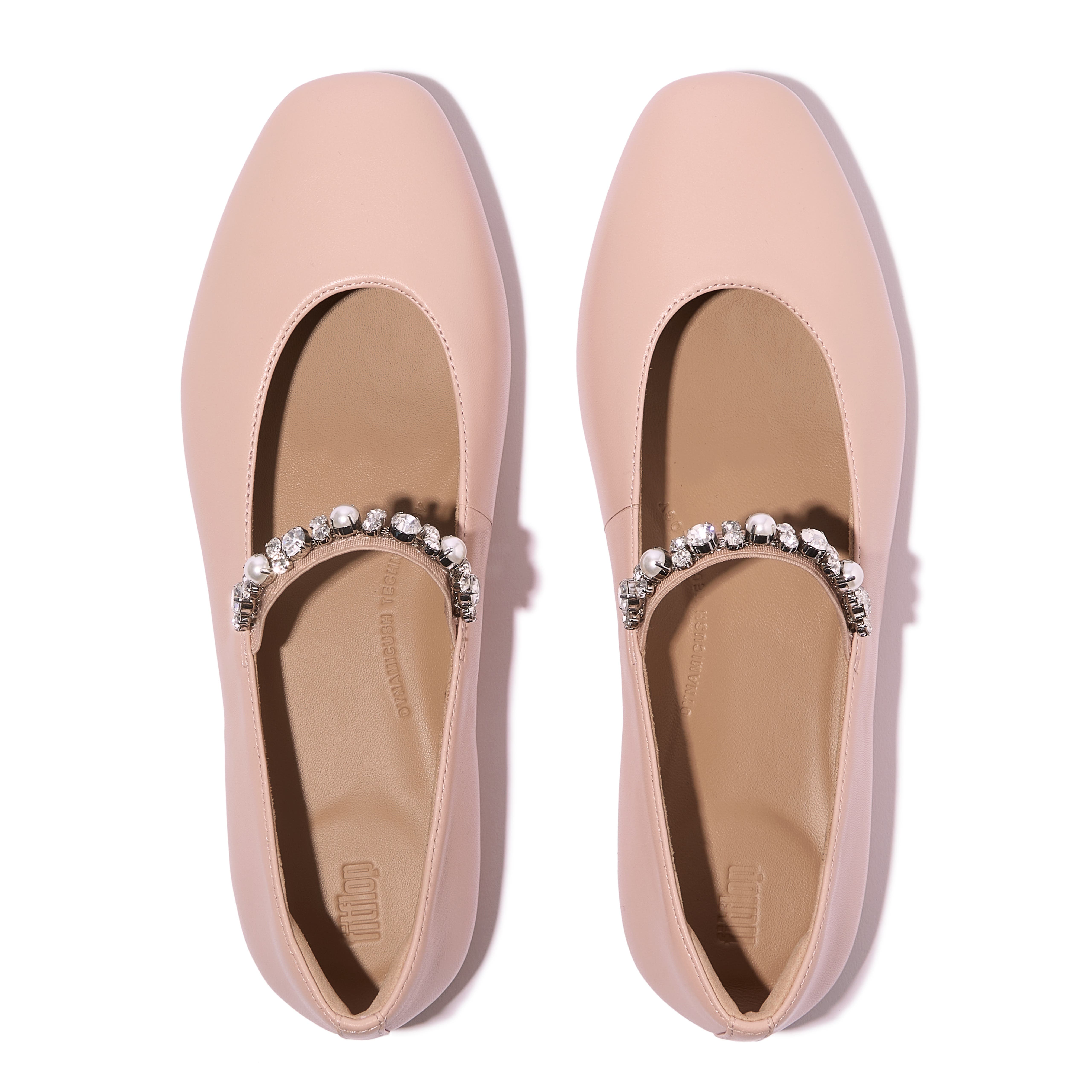 FitFlop Delicato Pearls & Crys Ballet, Alternate, color, Faded Blush
