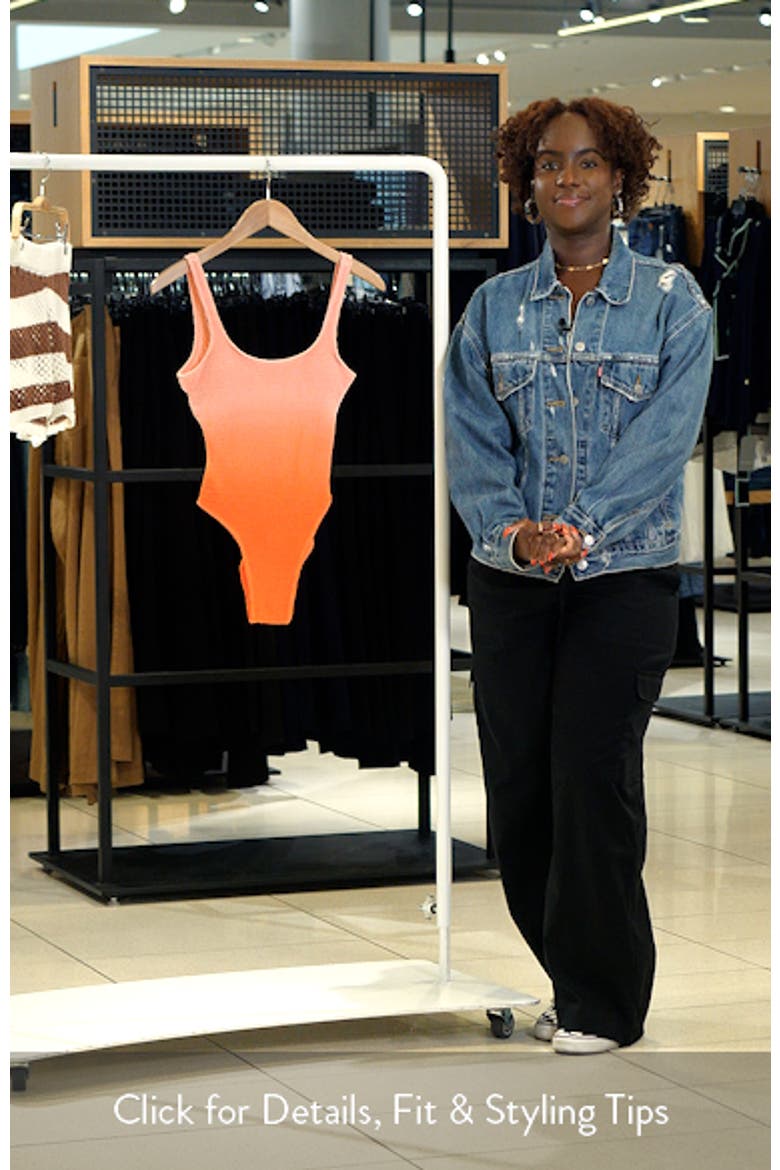 Ombré Scrunch One-Piece Swimsuit video
