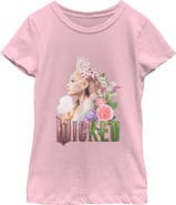 Wicked: For Good Girl's Wicked For Good Glinda Side Profile Pose  Graphic T-Shirt
