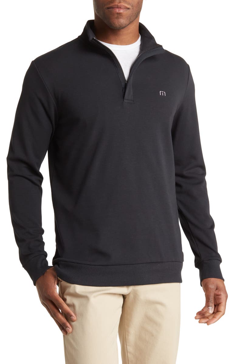 TravisMathew Sky Quarter Zip Pullover, Main, color,