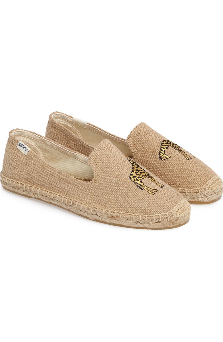 Soludos Giraffe Espadrille Flat, Alternate, color,