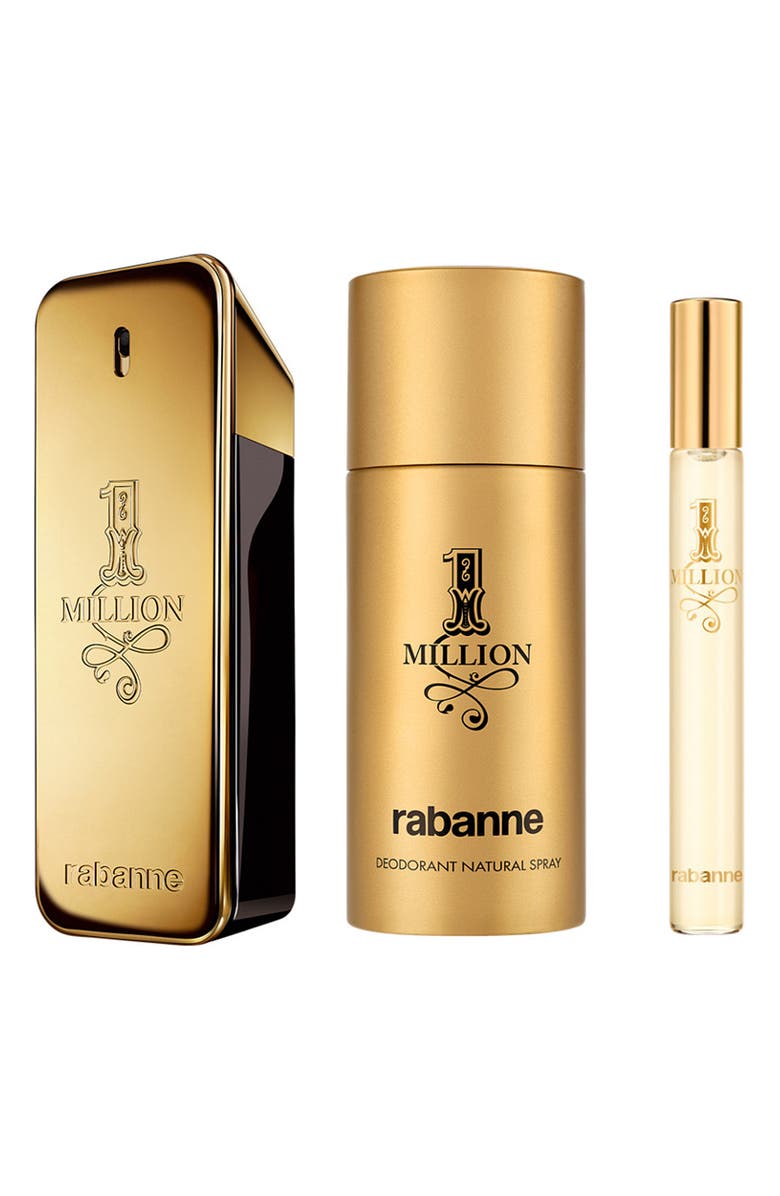 Rabanne 1 Million Eau de Toilette 3-Piece Gift Set $188 Value, Alternate, color,