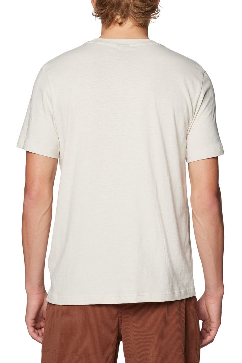 On Edge Organic Cotton & Hemp T-Shirt, Alternate, color, STONE