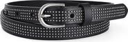 OLD TREND Stud Genuine Leather Slim Studded Everyday Belt