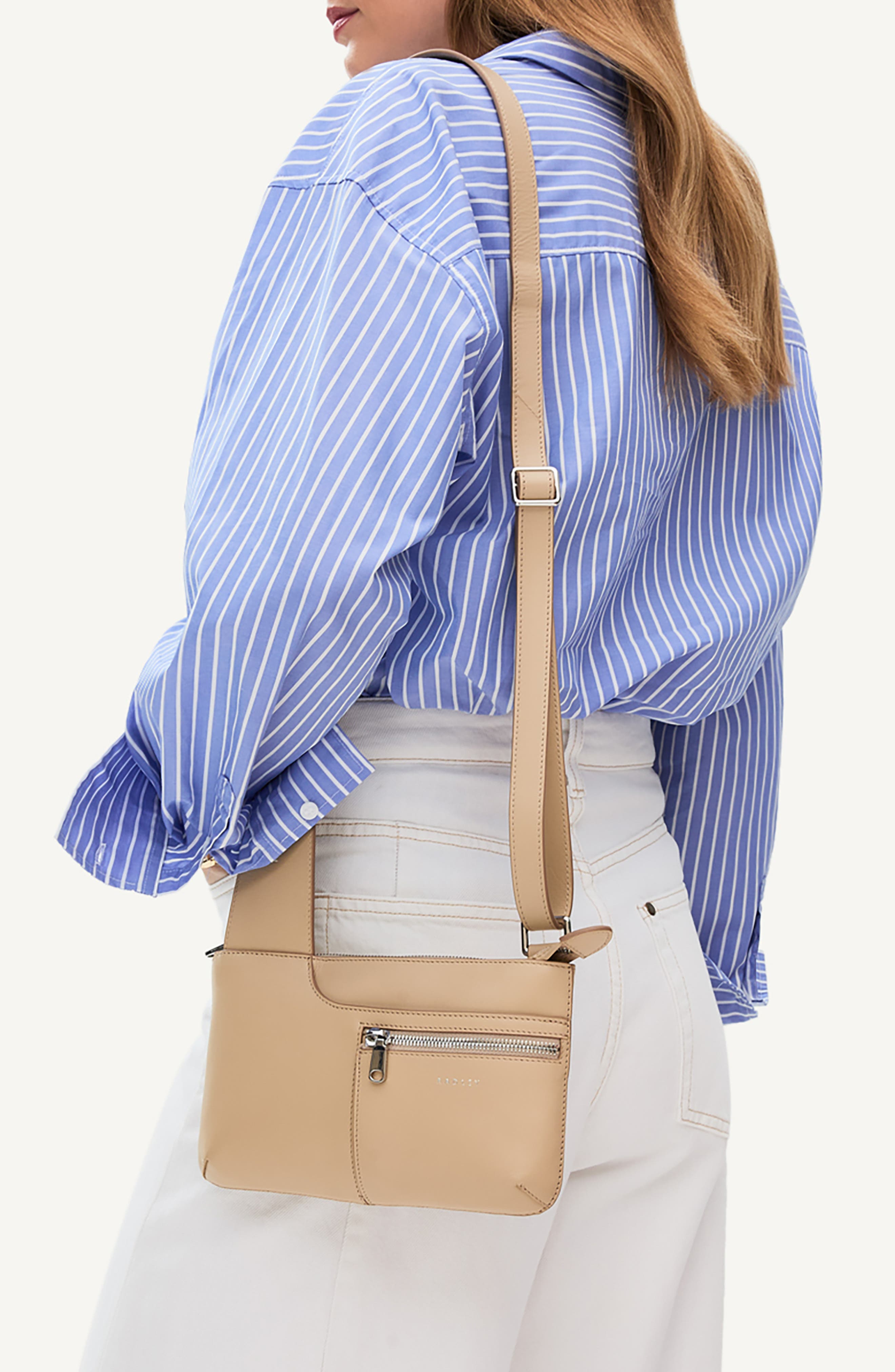 Radley Mini Pockets Crossbody Bag, Alternate, color, Stone