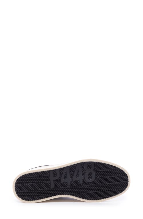P448 Bali Lace-up Sneaker In Smog Black
