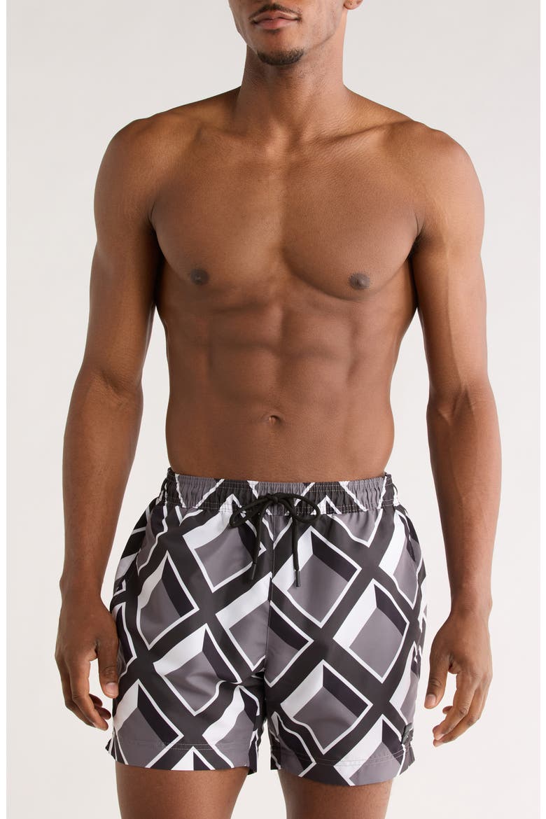 Vibe Swim Trunks, Main, color, CHARCOAL