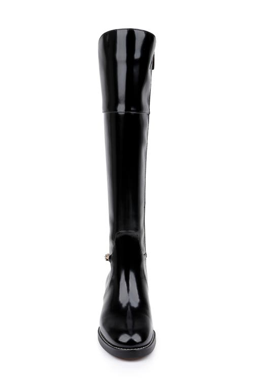 L'agence Eulalie Ii Knee High Boot In Black Leather