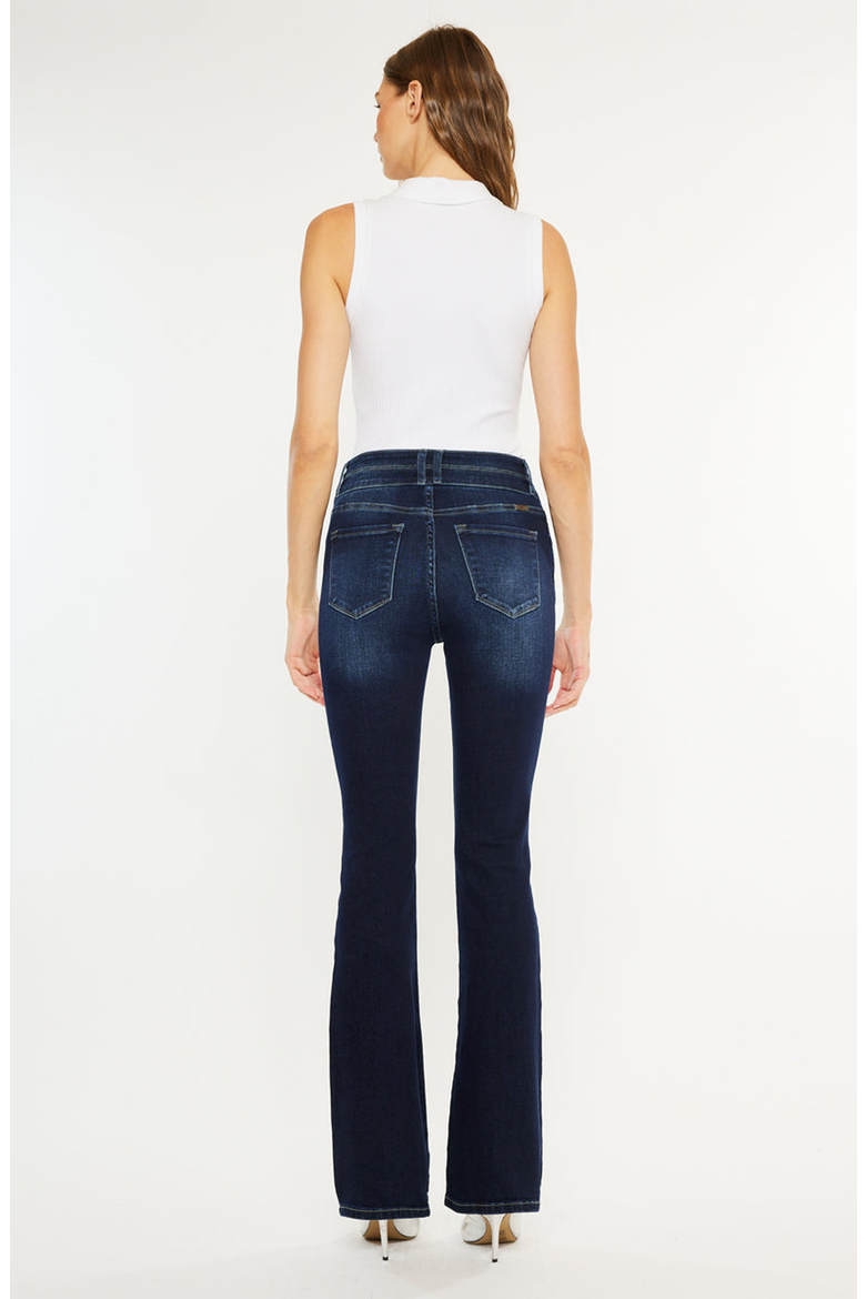Gisella High Rise Bootcut Jeans, Alternate, color, Dark Wash