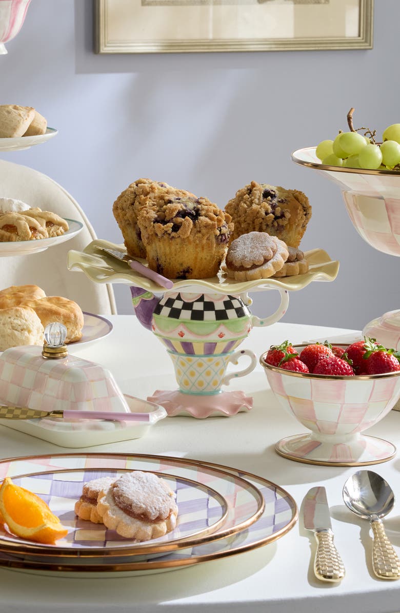 MACKENZIE CHILDS Wonderland Cake Stand, Alternate, color, Multi