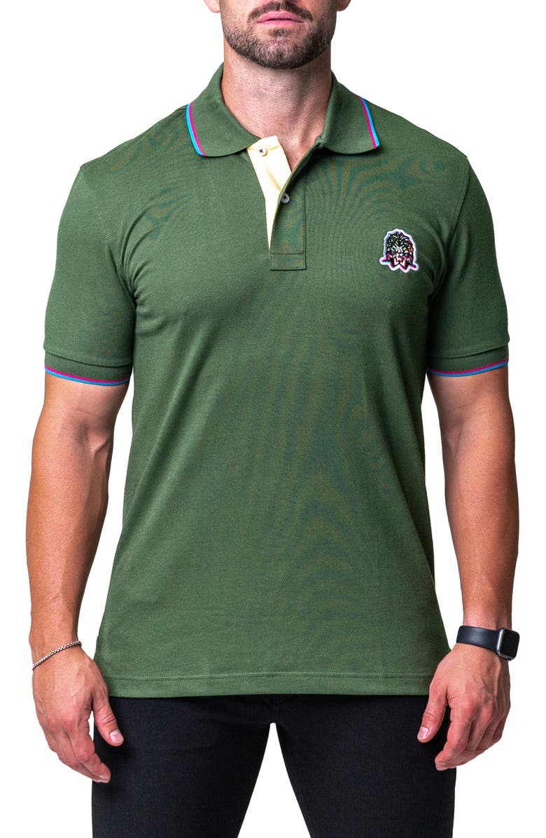 Maceoo Mozart Embroidered Polo Shirt, Main, color,