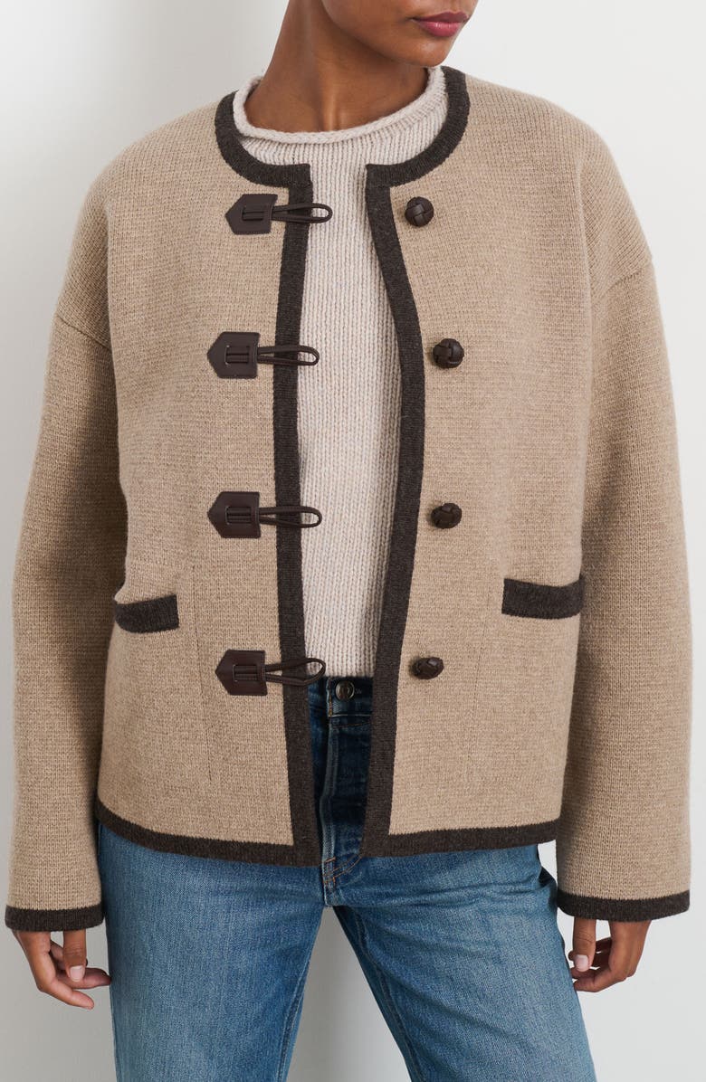 Alex Mill Aubree Merino Wool Sweater Coat, Main, color, 