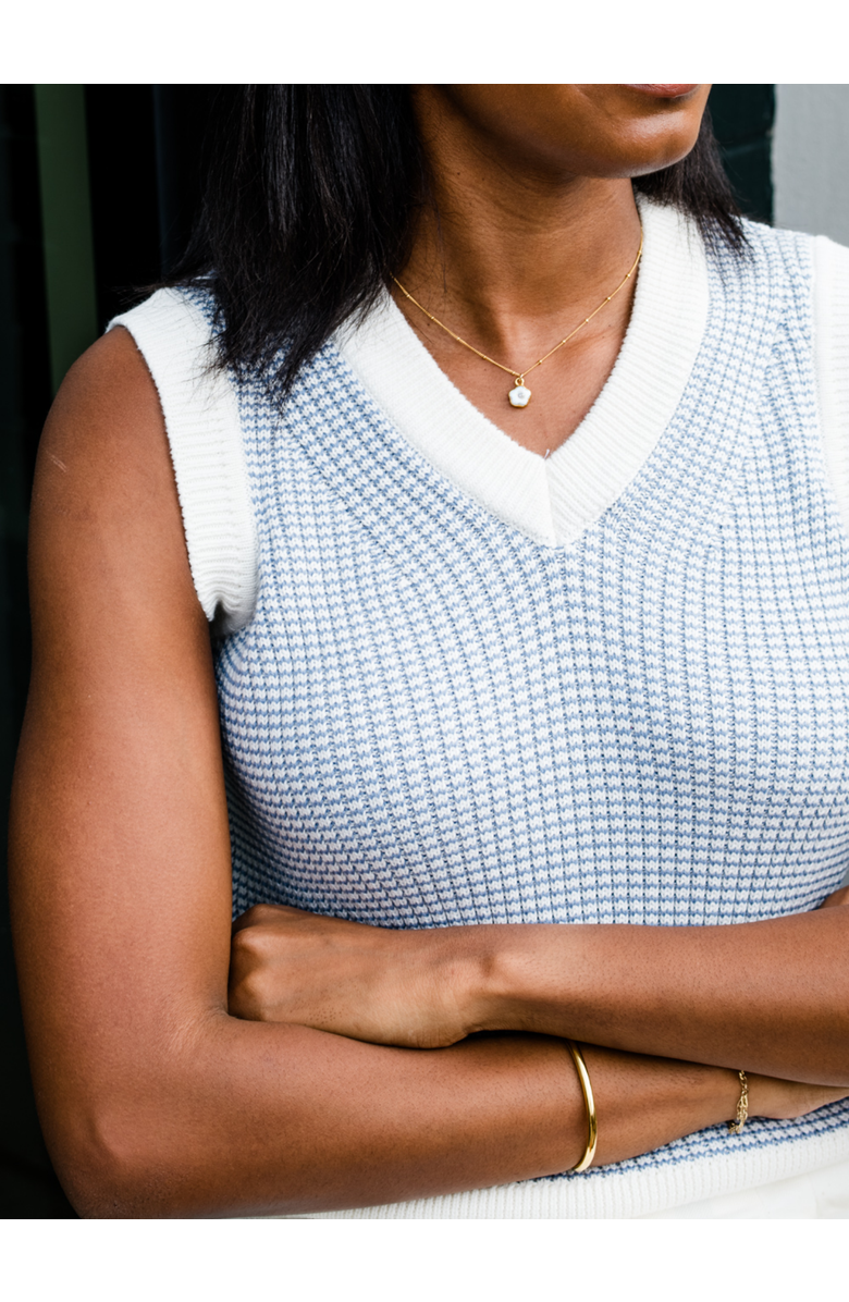 ABLE Liza V-Neck Sweater Vest, Alternate, color, 