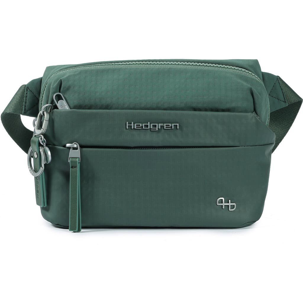 Hedgren Hogo Rfid Convertible Belt Bag In Duck Green