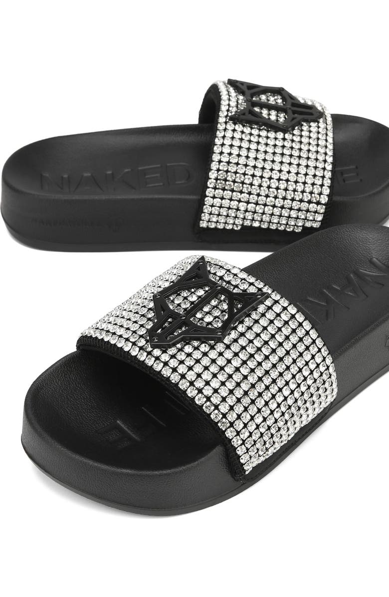 Naked Wolfe Coast Rhinestone Slide Sandal, Alternate, color,