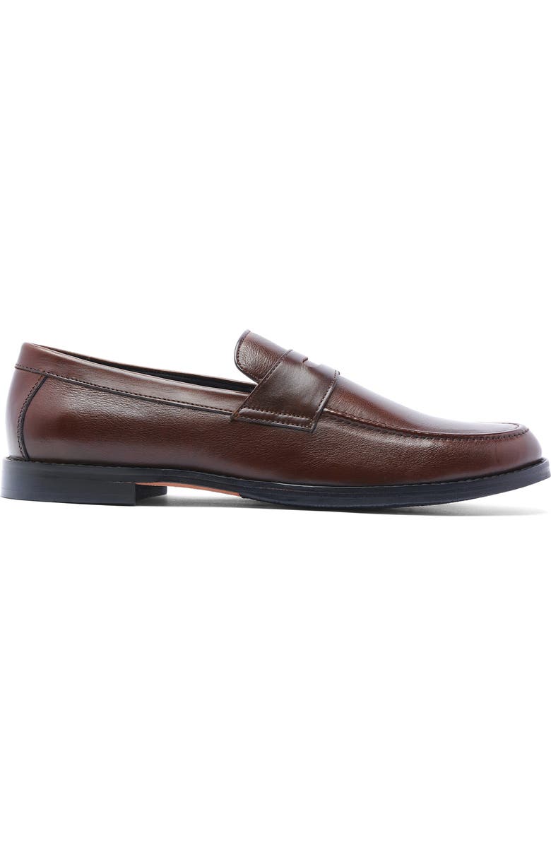 Anthony Veer Sherman Penny Loafer, Alternate, color, Chocolate Brown