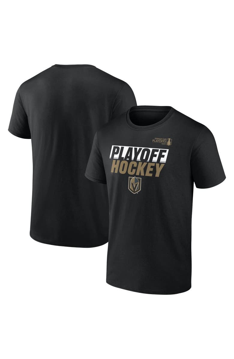 FANATICS Men's Fanatics Black Vegas Golden Knights 2025 Stanley Cup Playoffs Breakout T-Shirt, Main, color,
