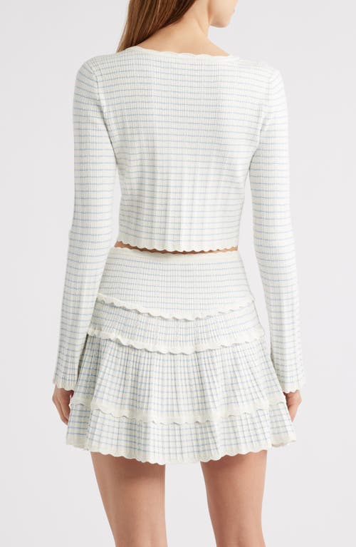 Loveshackfancy Media Scoop Neck Cardigan Sweater