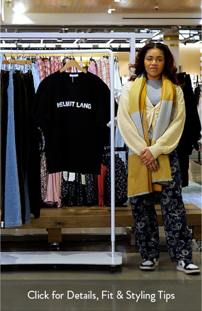 Heavyweight Stencil Logo Graphic T-Shirt, sales video thumbnail