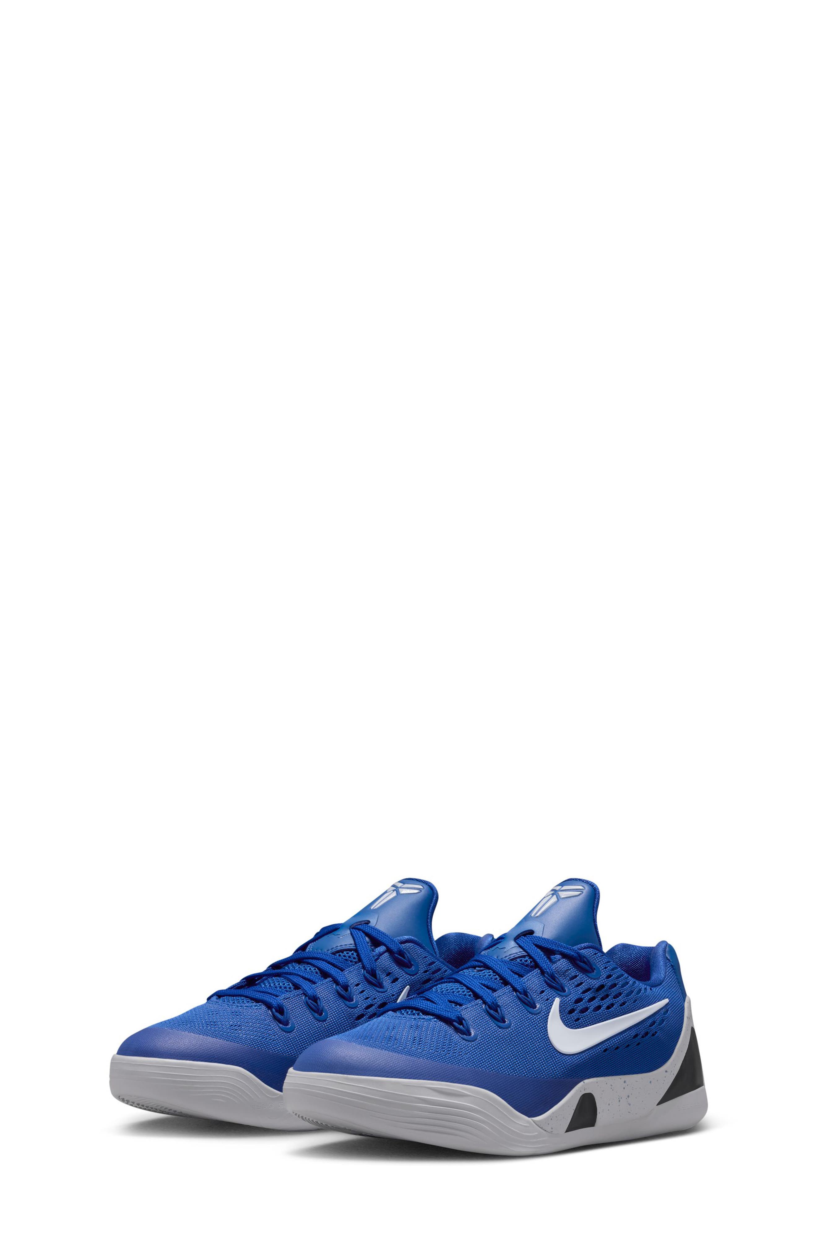 Nike Kids
 Kobe 8 Basketball Shoe, Main, color, Game Royal/ White