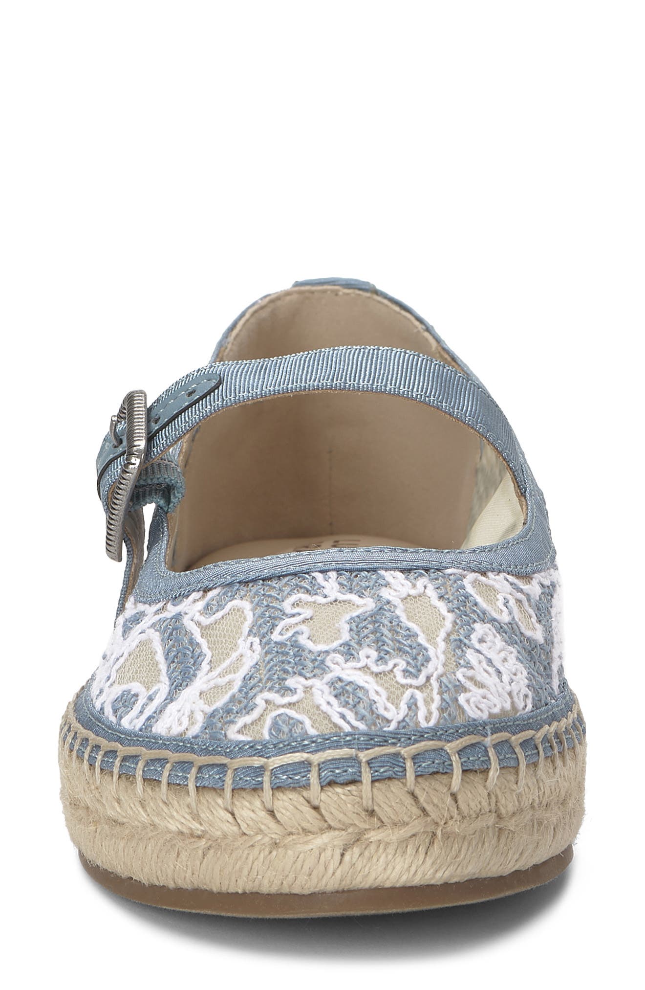 Lucky Brand Orlyna Espadrille Mary Jane Flat, Alternate, color, Blue/ Bone Light Grey