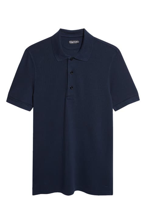 Lyocell & Cotton Piqué Polo