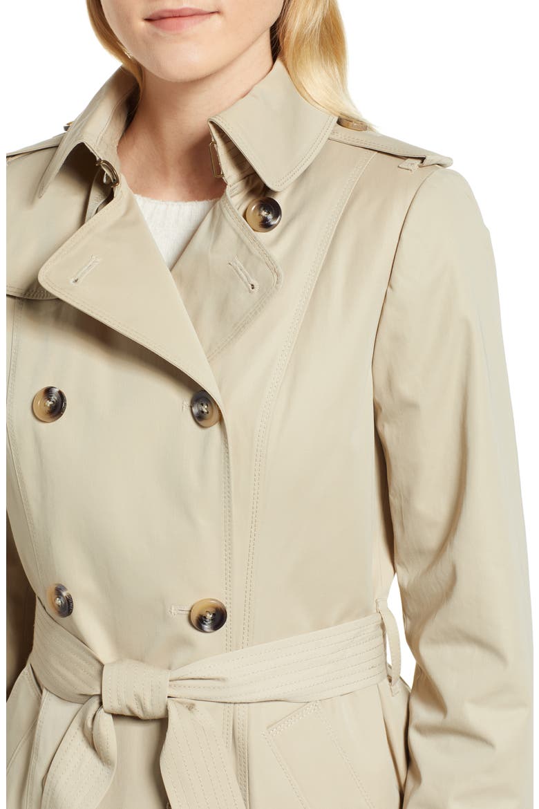 Trench Coat with Detachable Liner & Hood, Alternate, color, STONE