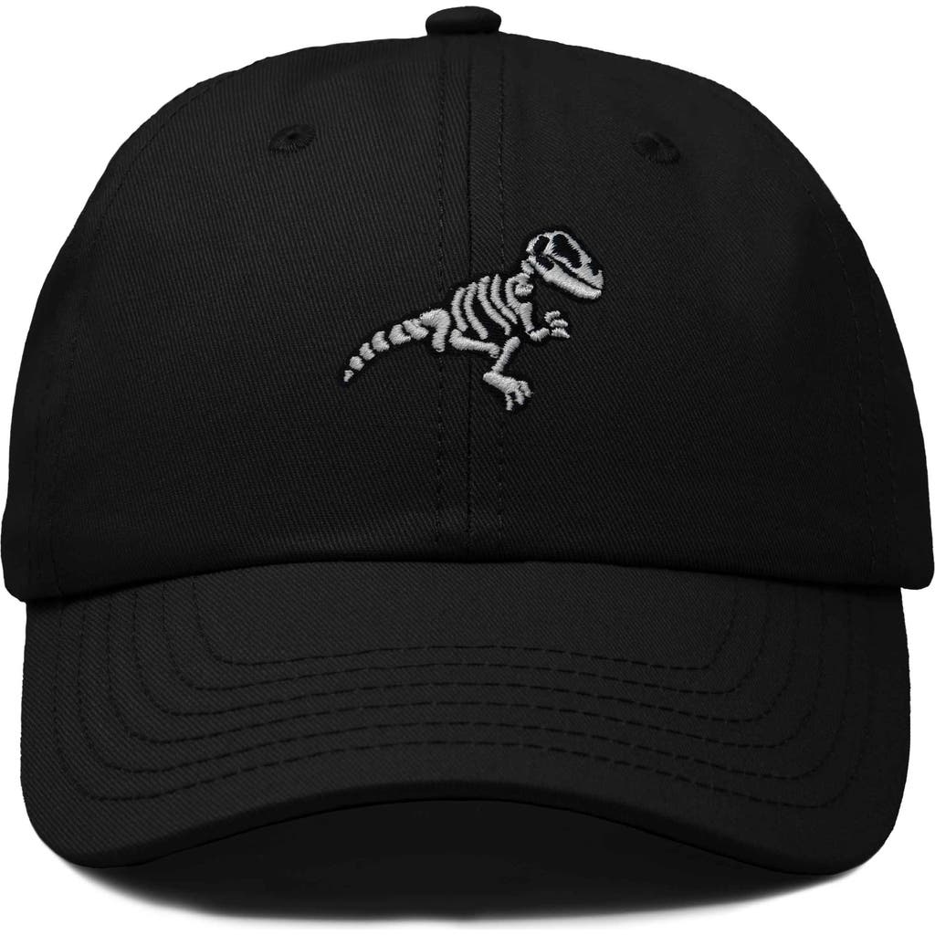 Dalix Fossil Embroidered Outdoor Hat In Black