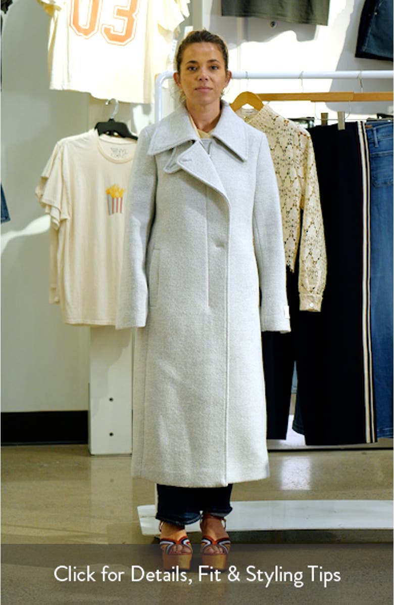 Irena Wool Blend Coat, sales video thumbnail