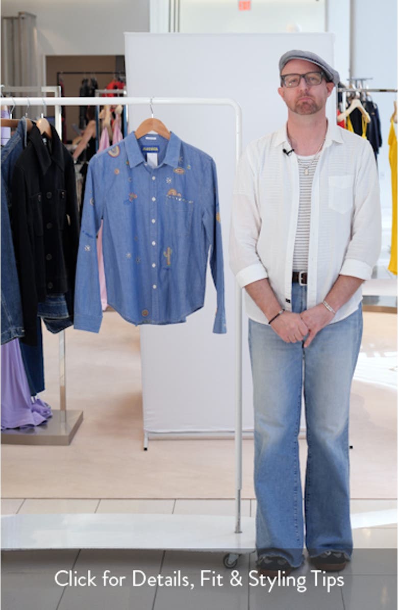 The Foxy Boxy Denim Shirt, sales video thumbnail