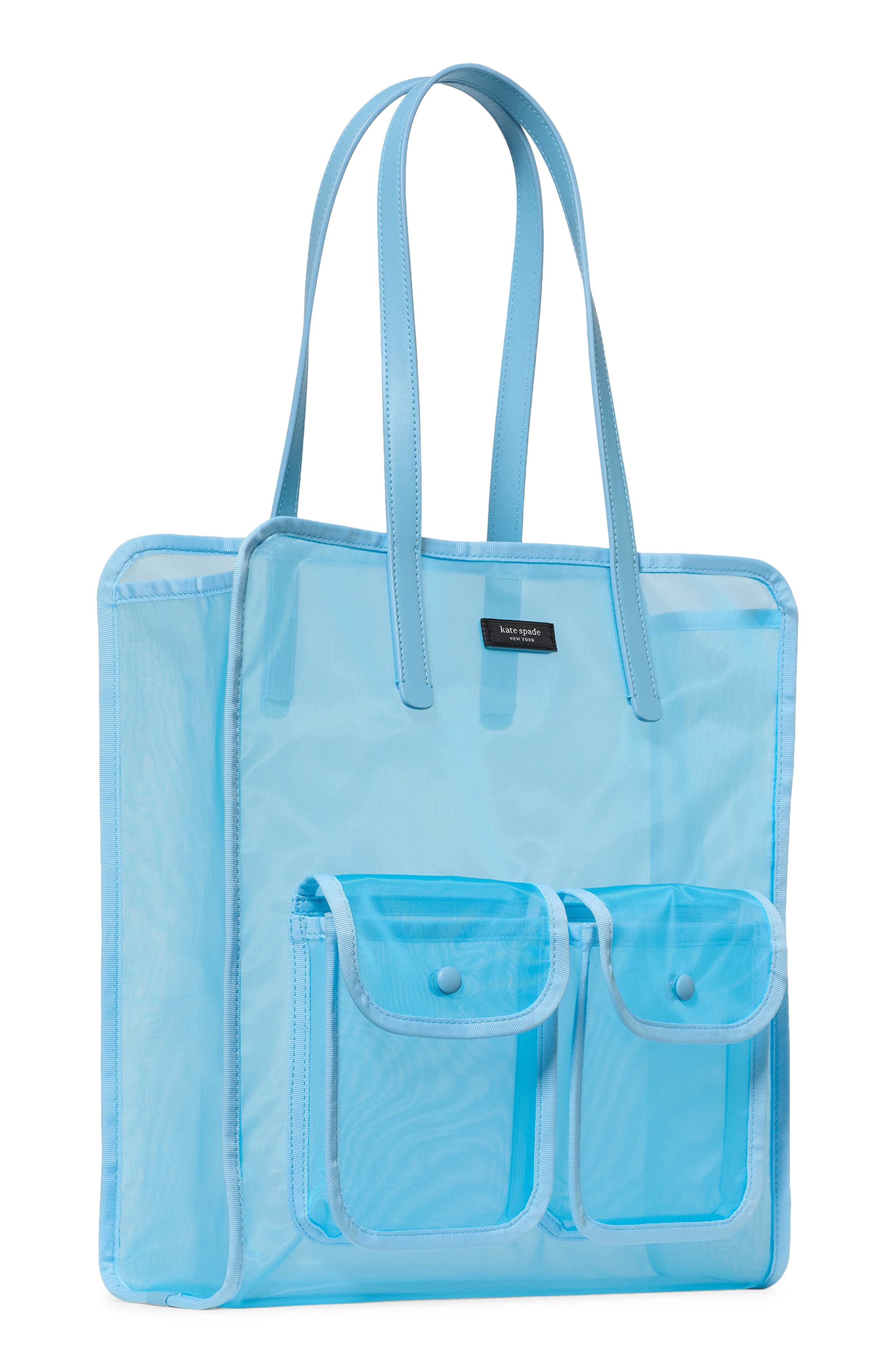 breezy mesh tote bag, Alternate, color, PRISTINE POOL