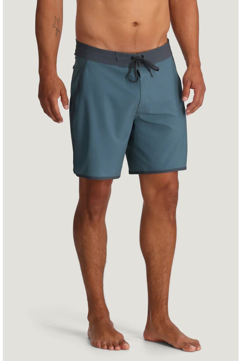 Dawn Patrol Board Shorts, Main, color, PACIFIC BLUE