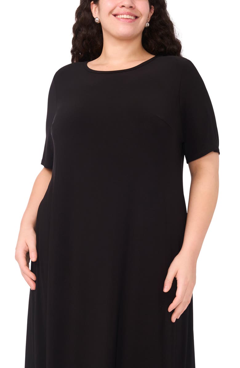 Vince Camuto Short Sleeve Maxi Dress, Alternate, color, 