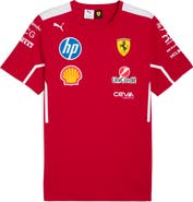 PUMA Scuderia Ferrari Team Cotton Graphic T-Shirt