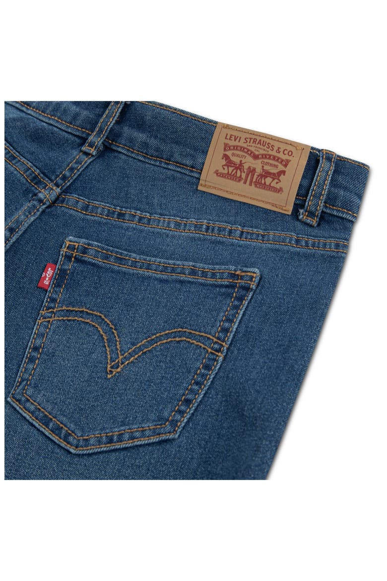 Kids' High Waist Baggy Jeans, Alternate, color, PACIFIC BLUE