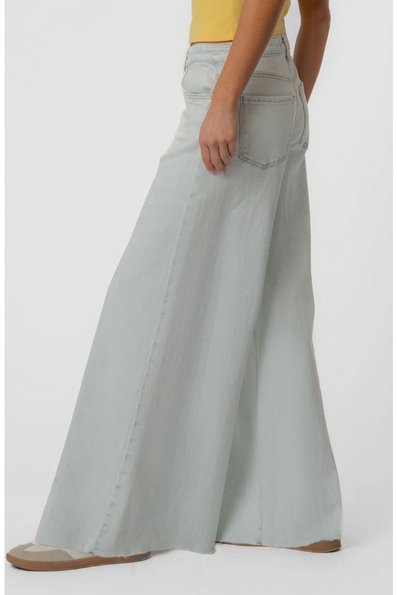 Blake Fab Ab Raw Hem High Waist Super Wide Leg Jeans, Alternate, color, SENSUAL