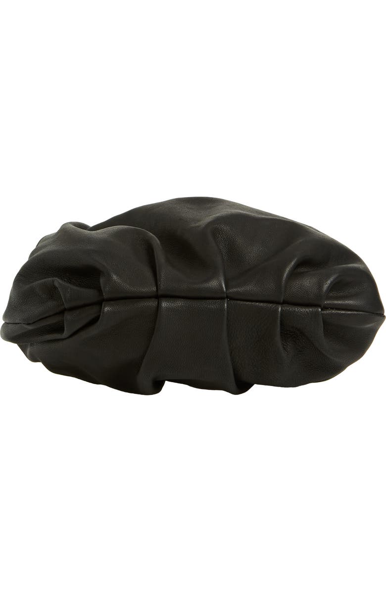 Topshop Leah Leather Drawstring Crossbody Bag, Alternate, color,