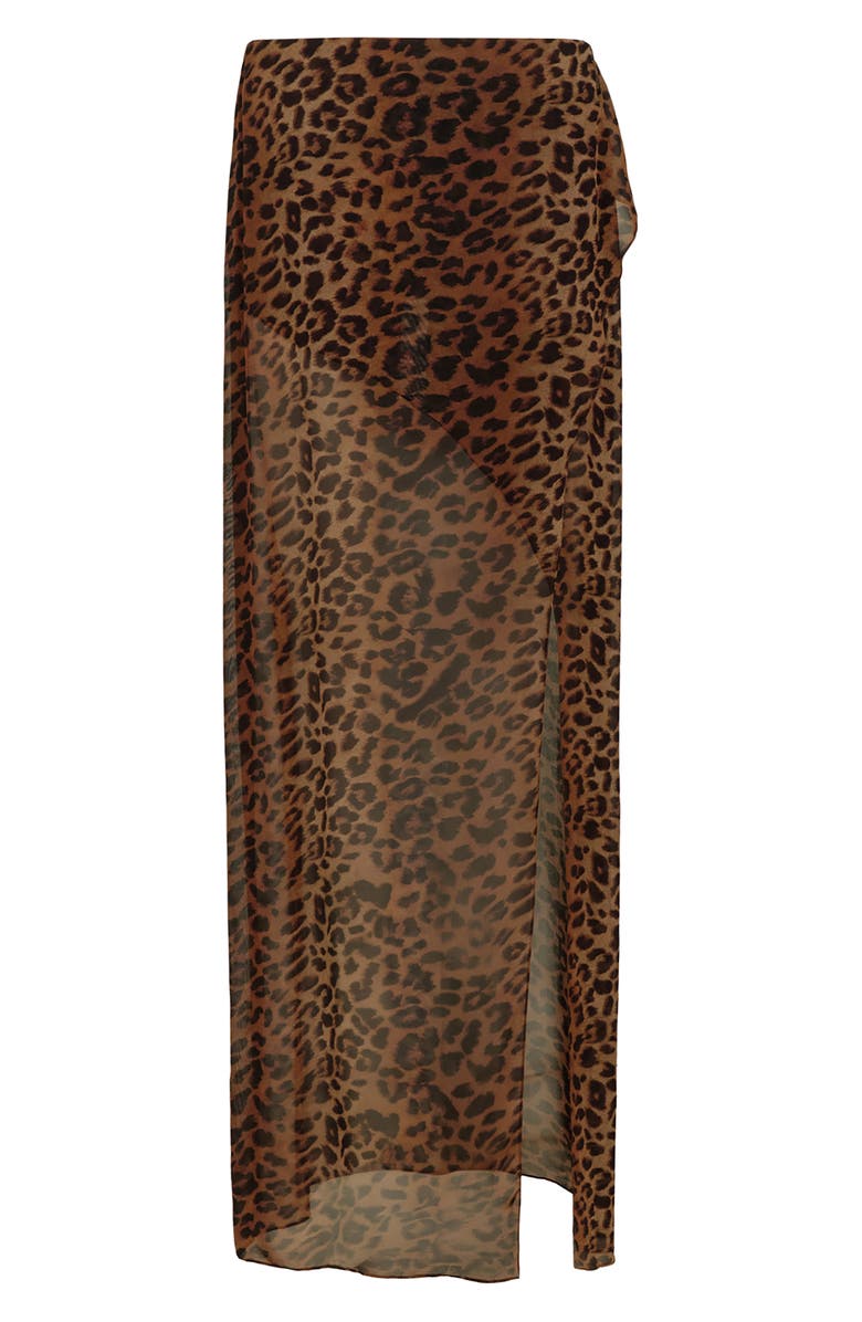 ViX Paula Hermanny Tammy Sheer Cover-Up Maxi Skirt, Alternate, color, Multi