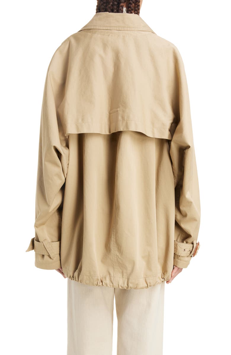Isabel Marant Dusika Cotton Trench Jacket, Alternate, color,