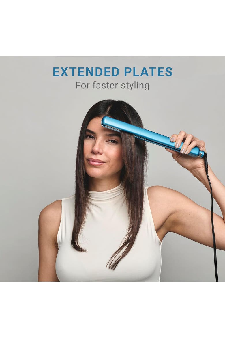 Nano Titanium 1" Ultra-Thin Flat Iron, Alternate, color, Blue