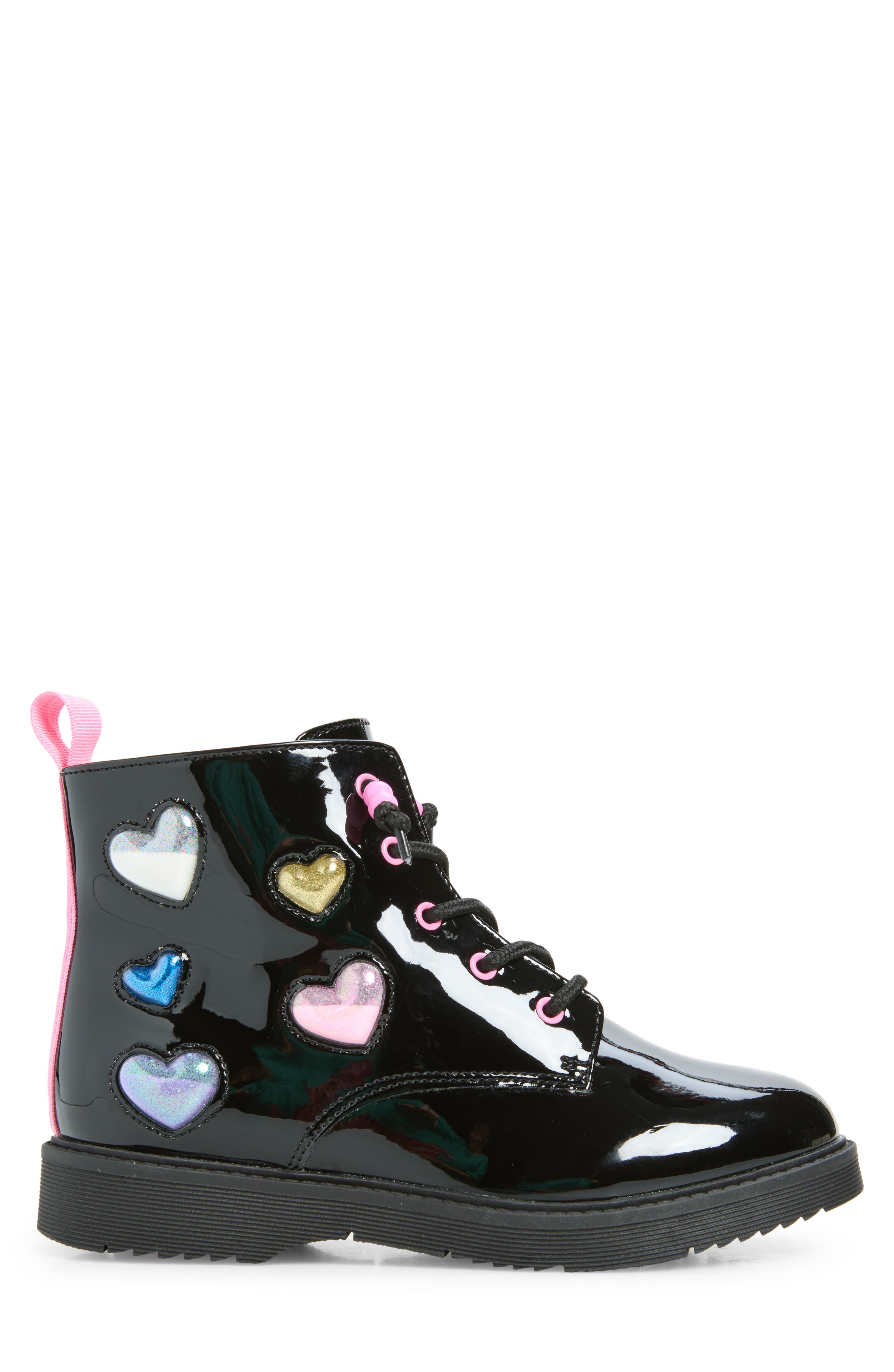 Kids' Palmer Combat Boot, Alternate, color, BLACK MULTI